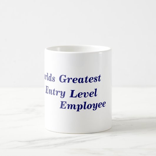 Mug Le plus grand employé de niveau d'entrée des (Centre)