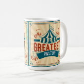 Mug Le plus grand encouragement pasteur du monde (Devant droit)