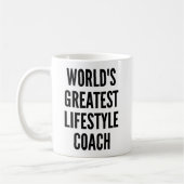 Mug Le plus grand entraîneur de mode de vie (Gauche)