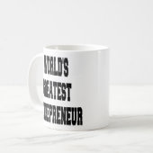 Mug Le plus grand entrepreneur du monde (Devant gauche)