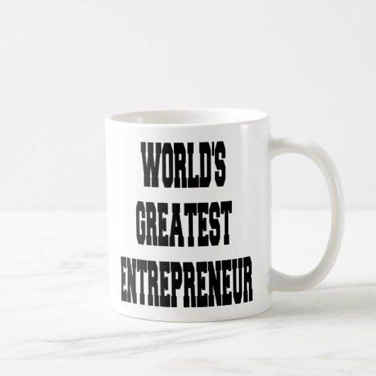 Mug Le plus grand entrepreneur du monde (Droite)