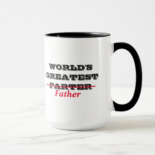 MUG LE PLUS GRAND FARTER DU MONDE (Droite)