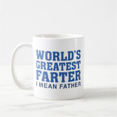 Mug Le plus grand Farter du monde (Gauche)