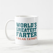 Mug Le plus grand Farter du monde (Gauche)