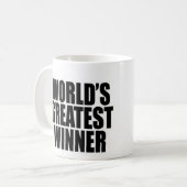 Mug Le plus grand gagnant du monde (Devant gauche)