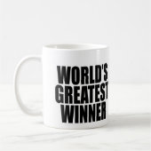 Mug Le plus grand gagnant du monde (Gauche)