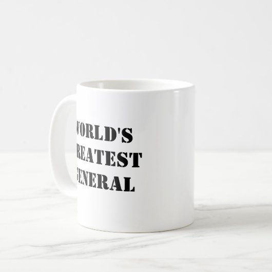 Mug "Le plus grand général du monde" (Devant gauche)
