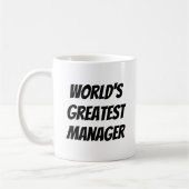 Mug Le plus grand gestionnaire du monde (Gauche)