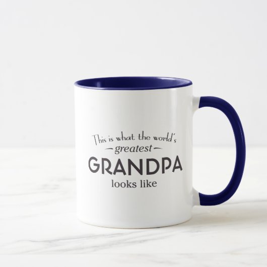 Mug Le plus grand grand-papa du monde (Droite)