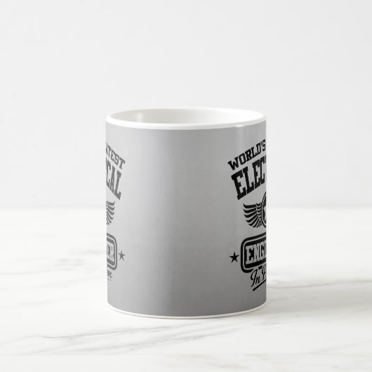 Mug Le plus grand ingénieur électrique du monde dans (Centre)