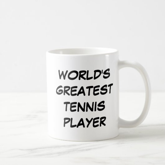 Mug "Le plus grand joueur de tennis du monde" (Droite)