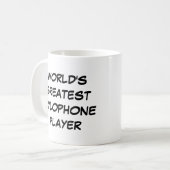 Mug "Le plus grand joueur de Xylophone du monde" (Devant gauche)