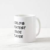 Mug "Le plus grand joueur d'Oboe du monde" (Devant droit)