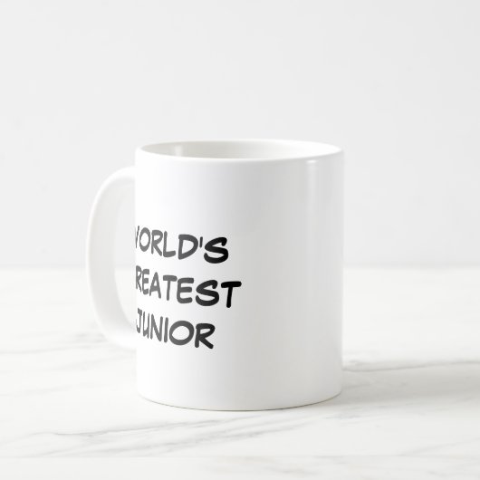 Mug "Le plus grand junior du monde" (Devant gauche)
