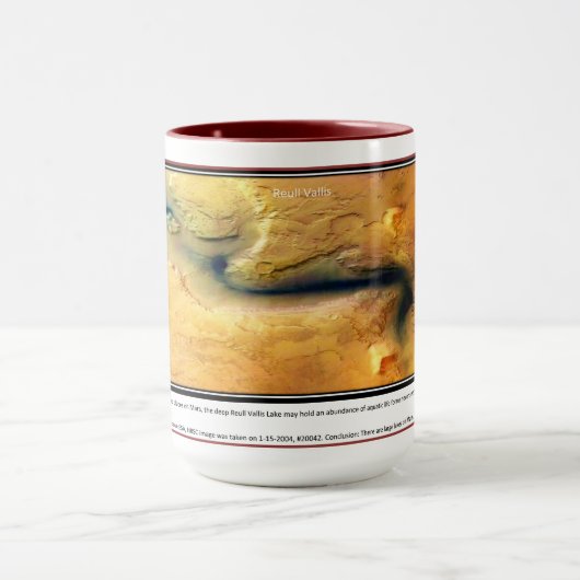 Mug Le plus grand lac de Mars (Centre)