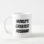 Mug Le plus grand mari du monde (Gauche)