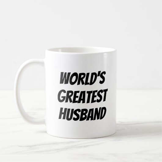 Mug Le plus grand mari du monde (Gauche)