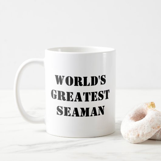 Mug "Le plus grand marin du monde" (Avec donut)