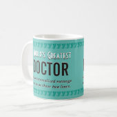 Mug Le plus grand médecin du monde (Devant gauche)