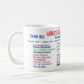 Mug Le plus grand Merci pharmacien du monde (Gauche)