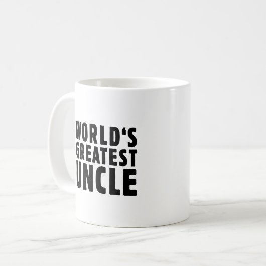 Mug Le plus grand oncle du monde (Devant gauche)
