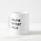 Mug "Le plus grand oncle du monde" (Devant gauche)