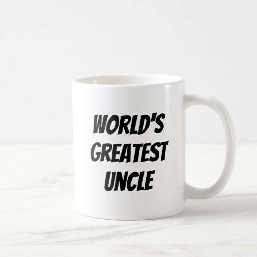 Mug Le plus grand oncle du monde (Droite)