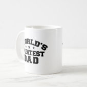 Mug Le plus grand papa du monde (Devant gauche)