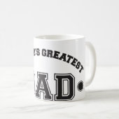 Mug Le plus grand papa du monde (Devant droit)