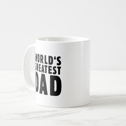 Mug Le plus grand papa du monde (Devant gauche)