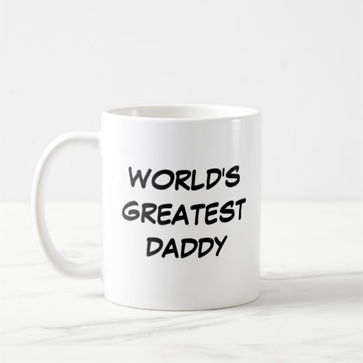 Mug "Le plus grand papa du monde" (Gauche)