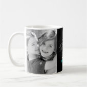 Mug Le plus grand papa du monde 2 Photo Black White mo (Gauche)