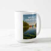 Mug Le plus grand papa du monde - Sailboat Serenity Ed (Devant droit)