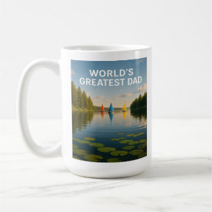Mug Le plus grand papa du monde - Sailboat Serenity Ed