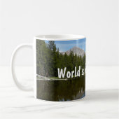 Mug Le plus grand papa du monde Yosemite Lake réflexio (Gauche)