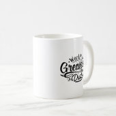 Mug Le Plus Grand Papa Typographie Du Monde (Devant droit)