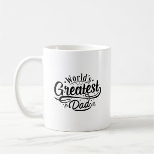 Mug Le Plus Grand Papa Typographie Du Monde