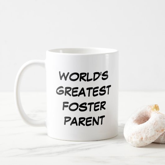Mug "Le plus grand parent d'accueil du monde" (Avec donut)