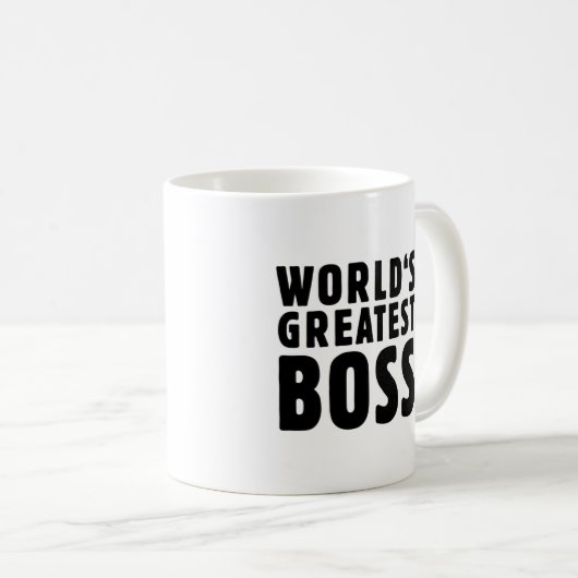 Mug Le plus grand patron du monde (Devant droit)