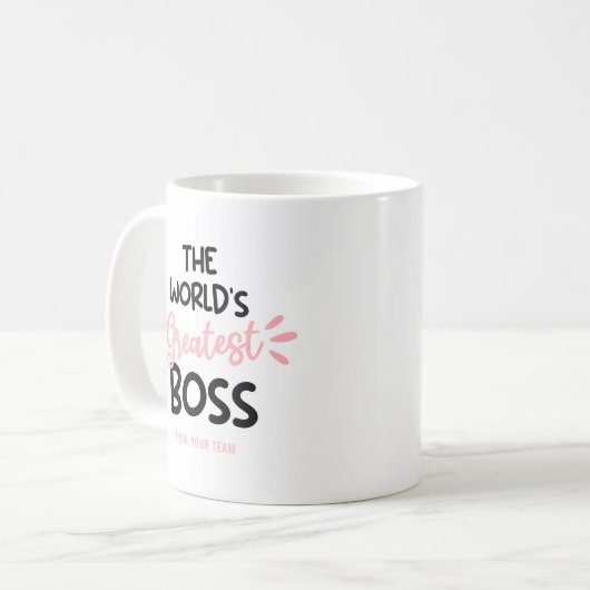 Mug Le plus grand patron du monde (Devant gauche)