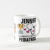 Mug Le plus grand pédiatre du monde (Devant droit)
