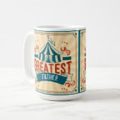 Mug Le plus grand père du monde encourage (Devant gauche)