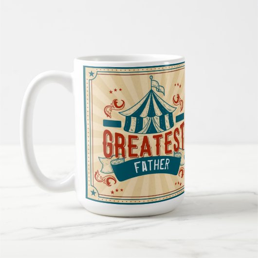 Mug Le plus grand père du monde encourage (Gauche)