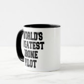Mug Le plus grand pilote de drone du monde (Devant gauche)
