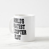 Mug Le plus grand pilote d'hélicoptère au monde (Devant gauche)