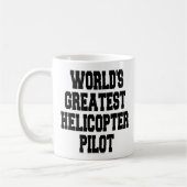 Mug Le plus grand pilote d'hélicoptère au monde (Gauche)
