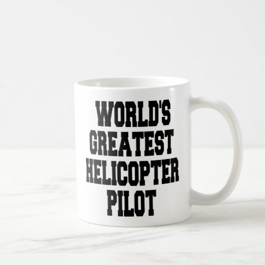 Mug Le plus grand pilote d'hélicoptère au monde (Droite)