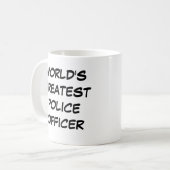 Mug "Le plus grand policier du monde" (Devant gauche)