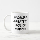 Mug "Le plus grand policier du monde" (Gauche)