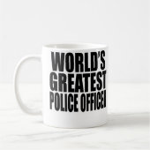 Mug Le plus grand policier du monde (Gauche)
